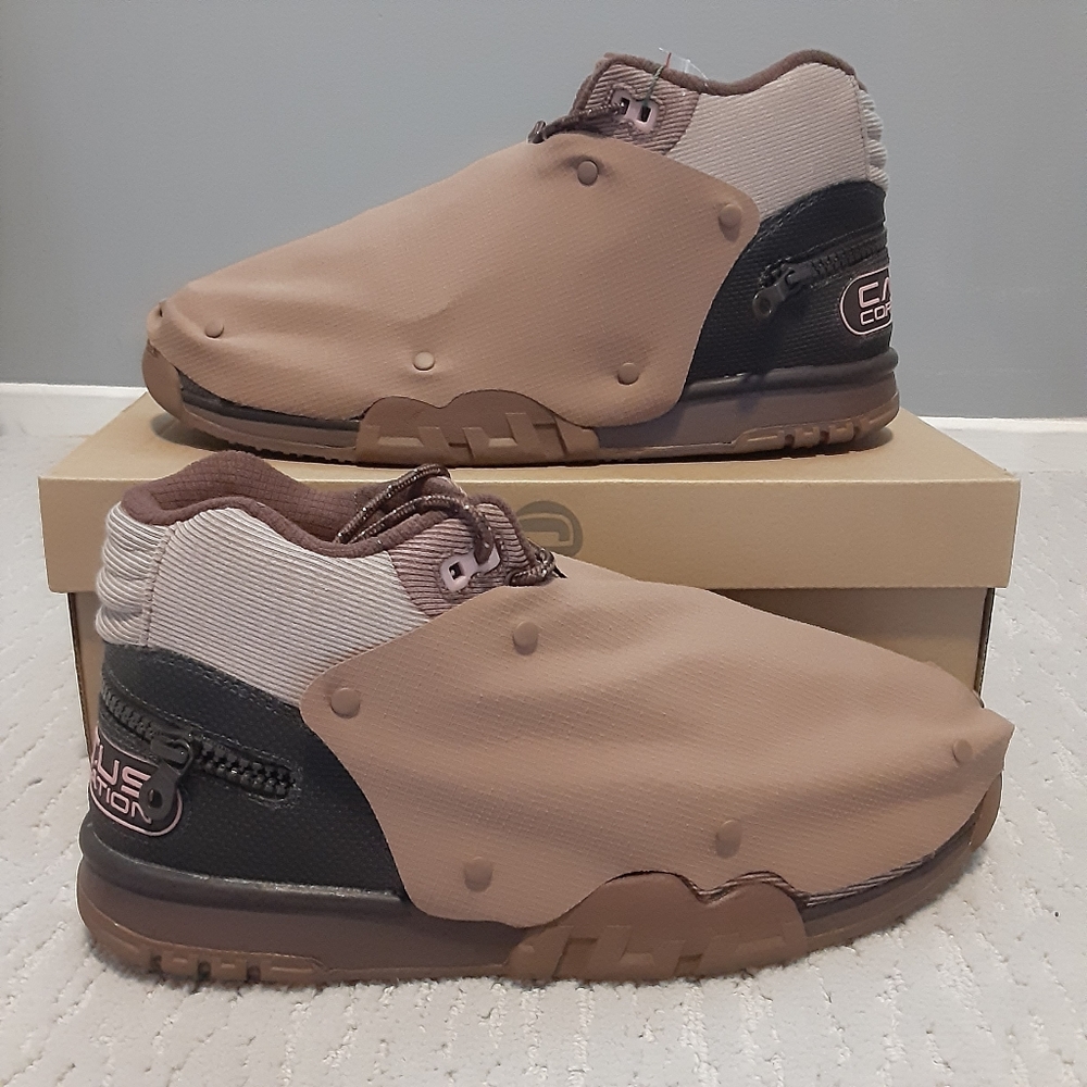 SIZE 12 - Travis Scott Nike Air Trainer 1 SP Wheat - DR75157-200 - AUTHENTIC NEW